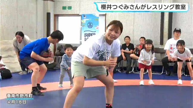 「子どもたちと一緒に自分も成長していきたい」櫻井つぐみさん地元高知・香南市でレスリング指導|TBS NEWS DIG