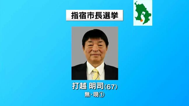 指宿市長選告示　現職が立候補　無投票か|TBS NEWS DIG