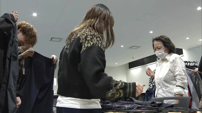 「好きな人のもとに服が回れば･･･」自宅から持ってきた服と会場にある約300点の服を無料で交換「服の交換会」　福岡市博多区|TBS NEWS DIG
