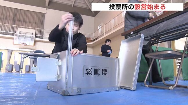 8日は衆議院　各地で投票所の設営作業始まる　会場が例年と異なるケースもあり要注意　広島|TBS NEWS DIG