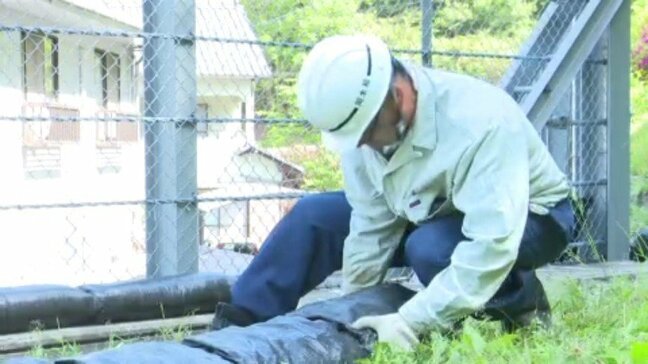 「ほっとしています」山林火災の二次災害防止で土のう設置 愛媛・今治市|TBS NEWS DIG
