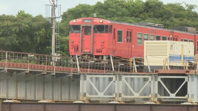 大雨で橋が損傷→一部区間で運休続く山陰線　復旧工事終え列車試運転　２７日に運転再開へ　|　山口のニュース・天気・防災｜tys NEWS｜ｔｙｓテレビ山口