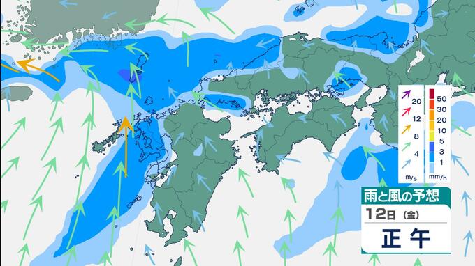【大雨警戒】長崎で大雨警報の可能性　12日は雷伴う激しい雨に注意　1時間雨量40ミリ予想|TBS NEWS DIG