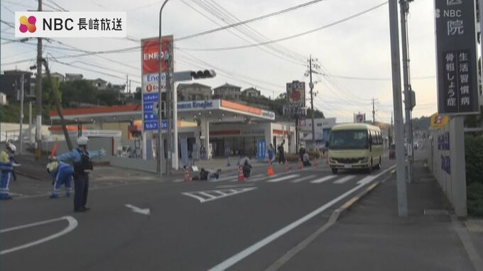 道路横断中の男性（77） 軽乗用車にはねられ死亡（長崎市中里町の国道３４号）|TBS NEWS DIG