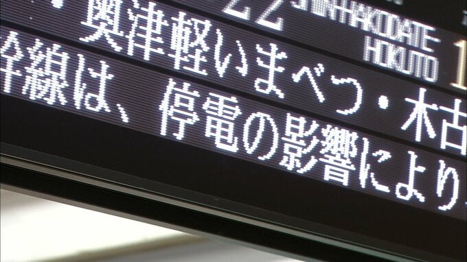 「電線に木の枝」東北新幹線が停電の影響で始発～一部区間で『一時運転』見合わせ　現在は運転を再開　|　青森のニュース│ATV NEWS│青森テレビ