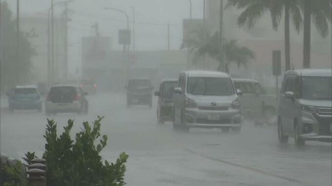 台風9号が近づく石垣島から中継|TBS NEWS DIG