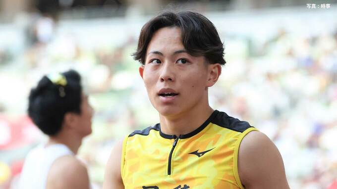 男子100m、高校記録保持者の星稜高2年・清水空跳が10秒35で組2着　古賀ジェレミーは組トップ【陸上・BFTTA Open】|TBS NEWS DIG