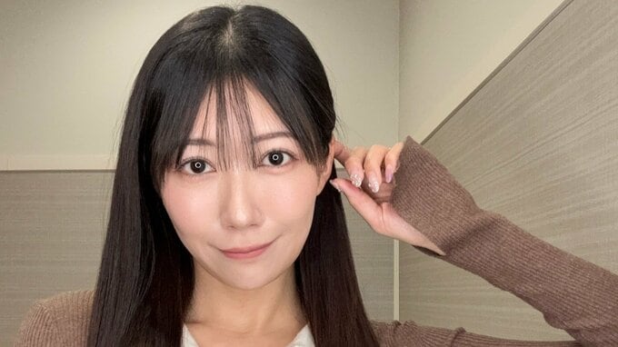 【 穂川果音 】　黒髪ストレートヘアのこだわり明かす　「1年以上はヘアカラーしていない」|TBS NEWS DIG