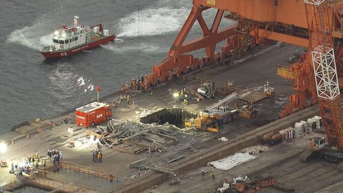 川崎市の工事現場で5人転落　死亡した3人のうち身元不明だった作業員が千葉・市原市の男性（43）と判明|TBS NEWS DIG