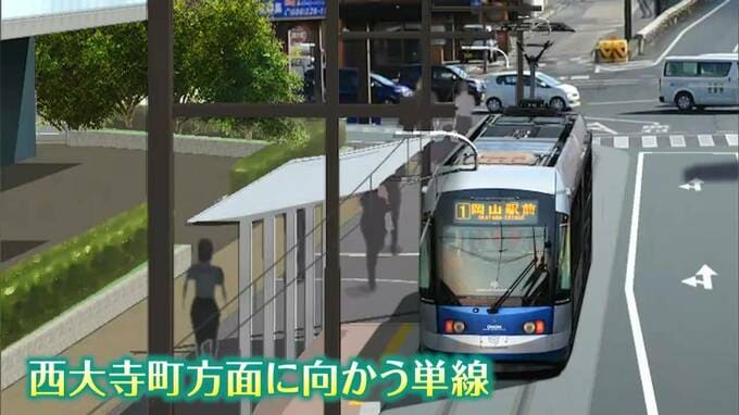 「『路面電車の環状化』は大きくプラスになるのでは」岡山電気軌道「ハレノワ線」事業計画案まとまる　2029年運行開始・事業費は約27億4000万円【岡山】|TBS NEWS DIG