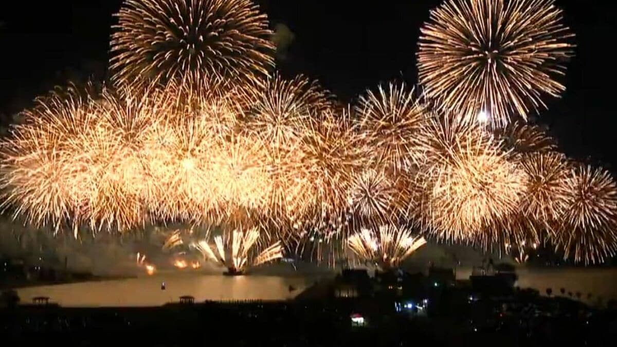 1万5000発の花火が夏の夜空を彩る　かごしま錦江湾サマーナイト大花火大会「感動の一言」「一生記憶に残る」