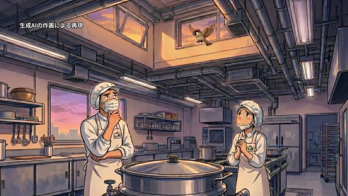 初めての給食「ポークカレー」が突然の変更で「ふりかけご飯」に　那覇市の給食センターに野鳥が侵入、3600人あまりに影響