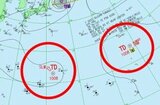 【気象情報】“台風のたまご”＝熱帯低気圧が「ダブルで発生」【10月2日（金）までの雨風シミュレーション画像掲載】22日午前9時の実況天気図　長期シミュレーションでは「気になる渦」も…　|　SBC NEWS | 長野のニュース | SBC信越放送