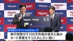 「ポイント」も貯まり「サービス」も　みずほ銀行と楽天カードが“提携クレジットカード”を発行へ　来月3日から| TBS CROSS DIG with Bloomberg