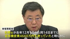 【速報】松野前官房長官が官房機密費4660万円使用　更迭前の2週間で| TBS CROSS DIG with Bloomberg
