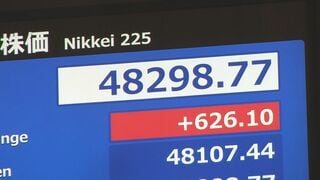 【速報】日経平均 一時600円以上値上がり “政治の先行き”の不透明感が和らいだこと受け| TBS CROSS DIG with Bloomberg
