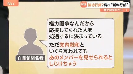 権力闘争だから…」高市“新執行部”に批判の声 “自公連立”には暗雲 問題