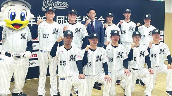 ロッテドラ1・石垣元気「愛称は“ガッキー”と呼んで」とファンにお願い 目標は“170㎞”【新入団選手発表】|TBS NEWS DIG