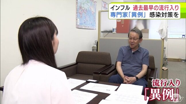 【詳報】専門家「異例」と指摘 青森県『インフルエンザ』の流行シーズン入り 過去10シーズンで最早 保健所管内別の患者数は西北が最多の7.17人|TBS NEWS DIG