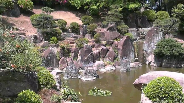 約300年前の江戸庭園「龍城院庭園」が一般公開　今年3月に岡山県の名勝に指定【岡山】|TBS NEWS DIG