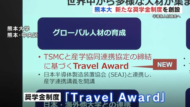 JASMが全額負担 熊本大学に「半導体奨学金」を創設|TBS NEWS DIG