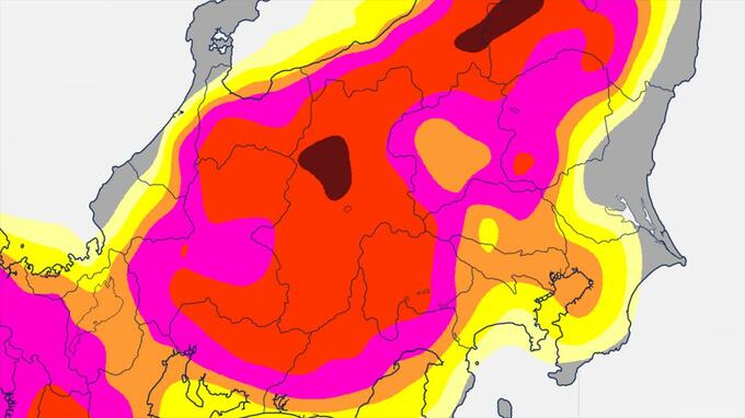 【関東甲信】25日昼前～夜遅くにかけてと、26日午後も大気の状態不安定　雷を伴った激しい雨や非常に激しい雨の降る所が【雨と風のシミュレーション・発雷確率】|TBS NEWS DIG