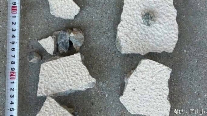 【落下相次ぐ】中学校の校舎の「コンクリート片」が落下（築年数47年）...小学校でも19日に落下し車が破損|TBS NEWS DIG
