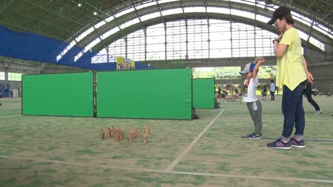 新競技?「モルック」にも挑戦　こどもの遊びまつり　沖縄市　|　沖縄のニュース｜RBC 琉球放送