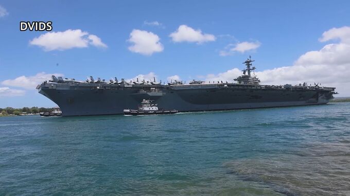 米軍が新たな原子力空母を中東に派遣　対イランで最大1万人の増派　3隻での展開の可能性も　米紙報道|TBS NEWS DIG