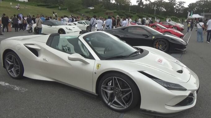 「フェラーリ」「ランボルギーニ」総額10億円超…スーパーカー30台以上が集結　所有者はどんな人たち？　直撃すると…　|　BSSニュース | BSS山陰放送