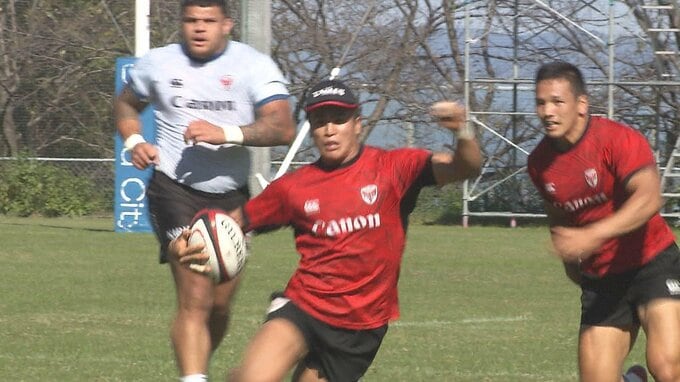 ラグビー・横浜キヤノンイーグルスが別府市で合宿　リーグワン開幕へ結束強化　大分　|　大分のニュース｜OBS NEWS｜大分放送