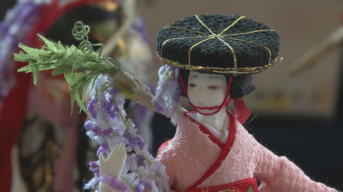 歴史や自然をテーマにした手作りの日本人形「萩人形」展示会　|　山口のニュース・天気・防災｜tys NEWS｜ｔｙｓテレビ山口