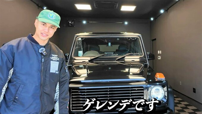 【 ユージ 】　愛車・ゲレンデを熱弁　「最終的な境地にたどり着いた」「バンパーとかこのフェンダーはマットブラックで、ボディはツヤありのブラック」|TBS NEWS DIG