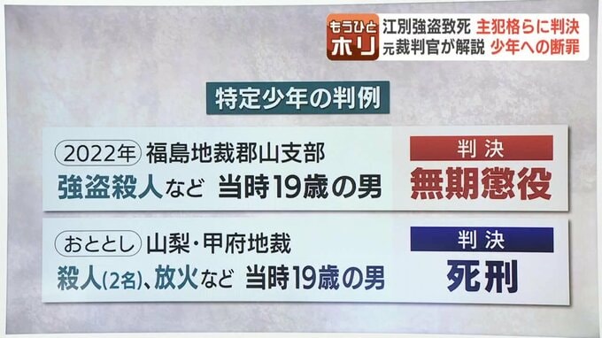 特定少年の判例