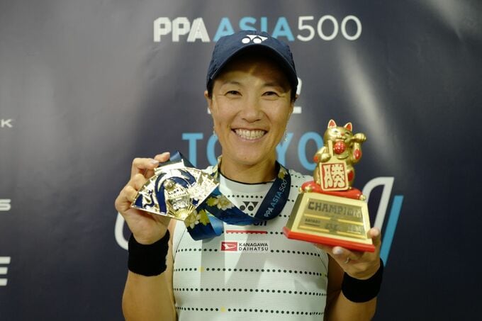 地元・日本で金メダルの快挙　藤原⾥華が大逆転で日本人初の2勝目「あんな勝ち方できなかった」【ピックルボール東京OP】|TBS NEWS DIG