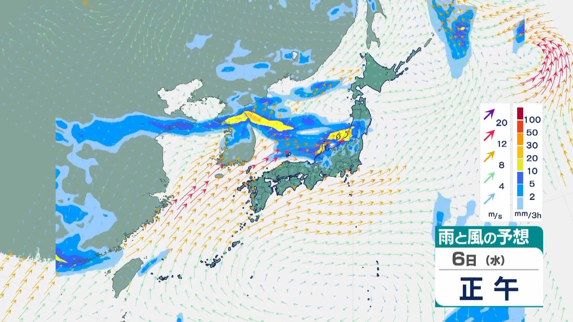 雨くん さま本日限り 恵みの雨か？それとも…】日本列島の広範囲に“警報級の雨”おそれ 大阪は