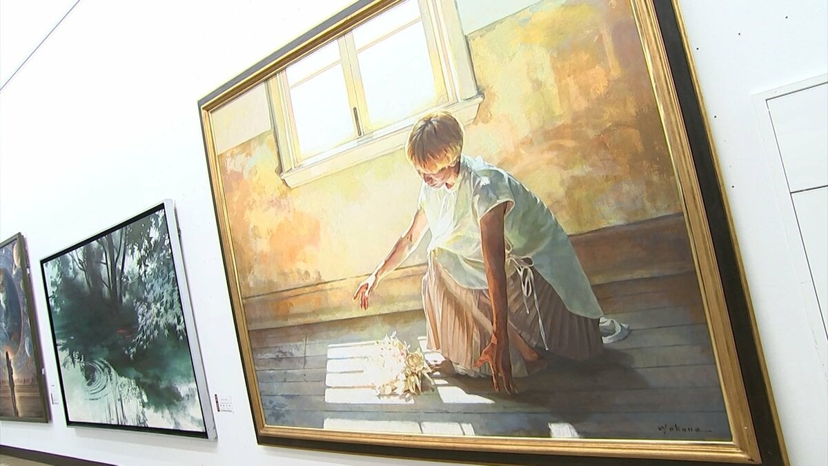 多彩なジャンルの絵画を集めた美術団体「創元会」の作品展 自由な