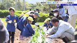 競馬場で毎年行われるサツマイモの栽培 今年もコース内の畑で騎手と園児が苗を植えて交流 岩手・奥州市|TBS NEWS DIG