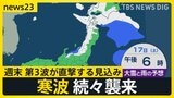 3月下旬並みの暖かさ「半袖姿に…ジェラートまで…」一転して13日夜から強い寒気の“第2波”北陸や日本海側で大雪や吹雪のおそれ【news23】|TBS NEWS DIG
