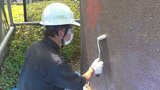 「誰でも心地よく使ってもらいたい」 公園の施設などをボランティアで塗装 甲府市 | 山梨のニュース | UTYテレビ山梨