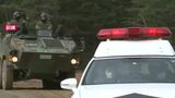「小銃を持った武装工作員が侵入」想定 パトカーが装甲車を先導 陸上自衛隊国分台演習場【香川】 | 岡山・香川のニュース | 天気 | RSK山陽放送