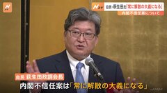 自民・萩生田政調会長「内閣不信任案は常に解散の大義」 与野党から“解散”めぐり発言相次ぐ| TBS CROSS DIG with Bloomberg
