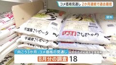 向こう3か月のコメ価格見通し　指数は2か月連続で過去最低水準　コメ価格が値下がりする見方が引き続き強まる| TBS CROSS DIG with Bloomberg