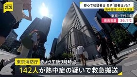 全国252地点で猛暑日 最高気温39.4℃「8月今から怖い」 都内142人が熱中症疑いで救急搬送【news23】|TBS NEWS DIG