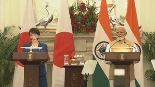 高市総理がインド・モディ首相と会談　経済安全保障や“2兆円規模の投資”など連携強化を確認「“兄である”モディ首相と新たな高みへ」| TBS CROSS DIG with Bloomberg
