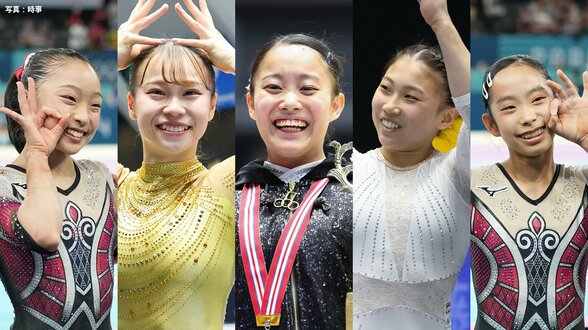 15歳の全日本女王・西山実沙が初優勝 ！ 世界選手権＆アジア大会代表入りした5選手が意気込み語る【体操・NHK杯】|TBS NEWS DIG