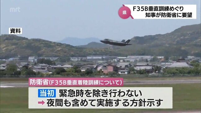 航空自衛隊新田原基地でのF35B垂直着陸訓練 宮崎県知事が防衛省に地域住民の意向に沿った適切な対応を求める|TBS NEWS DIG