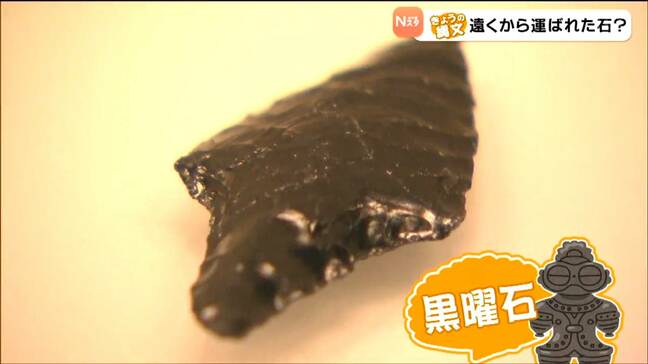 縄文時代にプレゼント交換!?青森の三内丸山遺跡から北海道産の黒曜石【きょうの縄文⑥】|TBS NEWS DIG