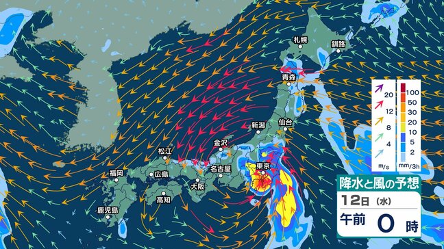 【 台風情報 】台風15号(チャンホン) 11日午後 関東にかなり接近・上陸のおそれ 東北~東日本で非常に激しい雨や非常に強い風か【進路予想と雨風シミュレーション・11日午前9時50分 気象庁発表】|TBS NEWS DIG