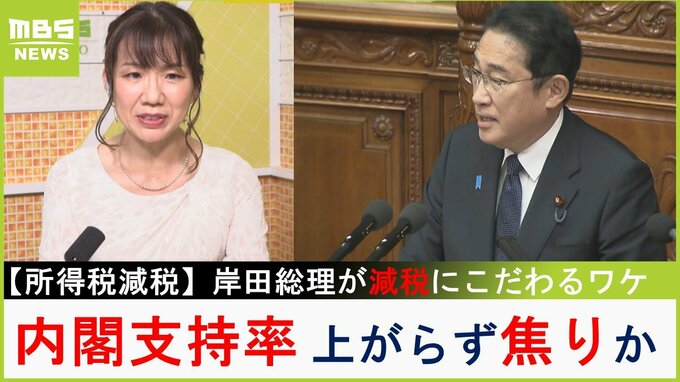 【所得税の減税】「内閣支持率が上がらず焦りか」岸田総理が減税にこだわる　元衆議院議員・豊田真由子氏「国民生活が楽になるか『ならないよ』」自民党内には「増税メガネの揶揄にショックか」の声|TBS NEWS DIG